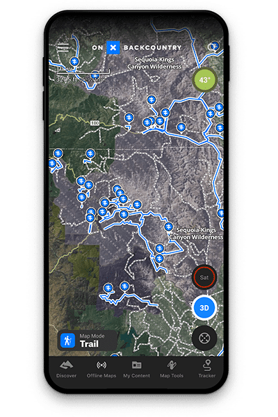 Hiking GPS Map App & Hiking Planner - Free Trial | OnX Backcountry