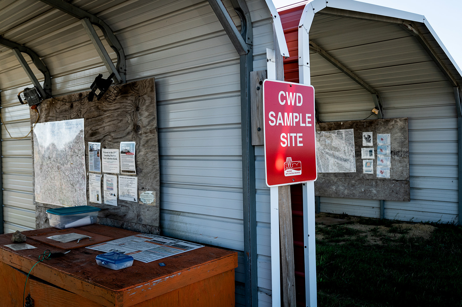 Chronic wasting disease (CWD) sample site. 