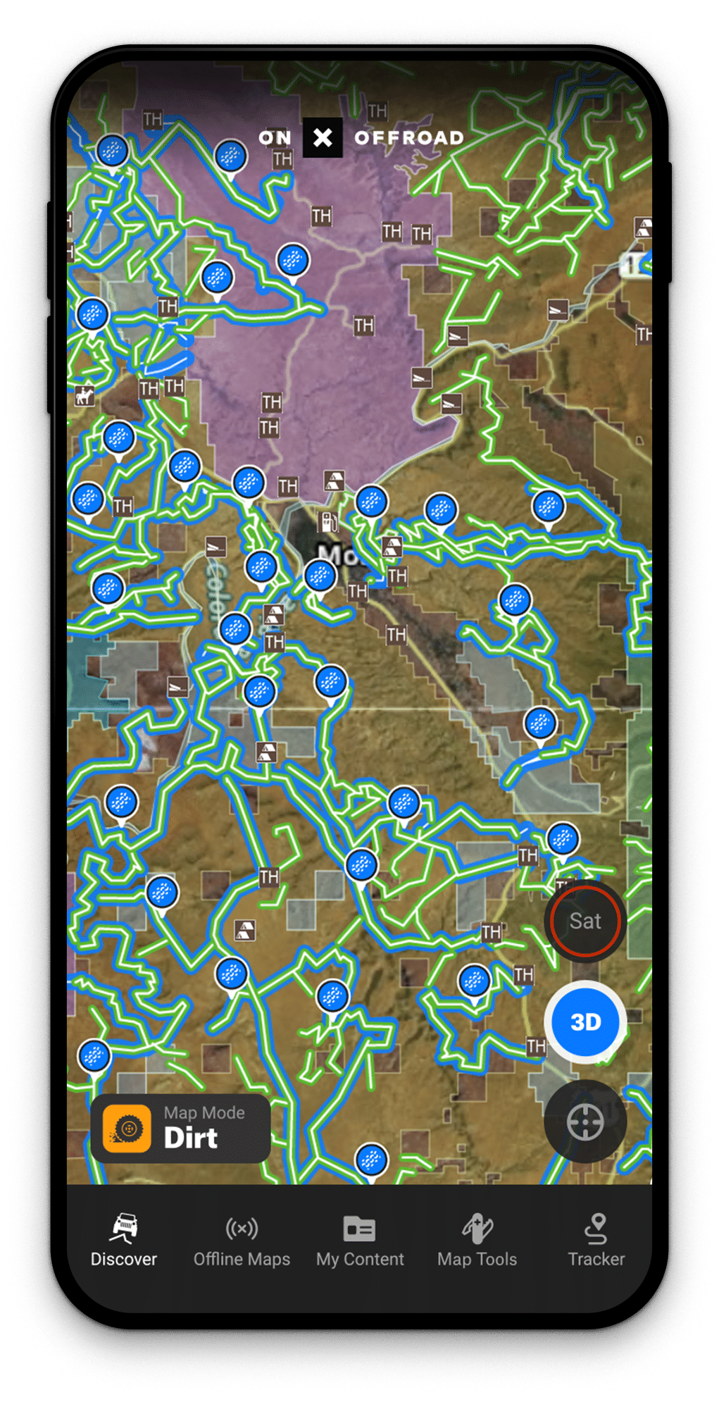 Off Road GPS Maps App: Find ATV, Dirt Bike, UTV, 4x4 Trails  onX