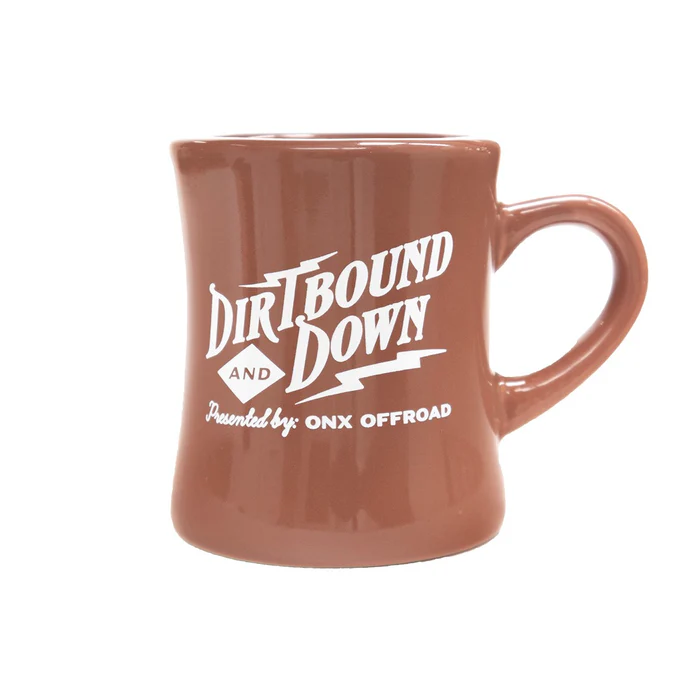 dirtbound and down coffee mug